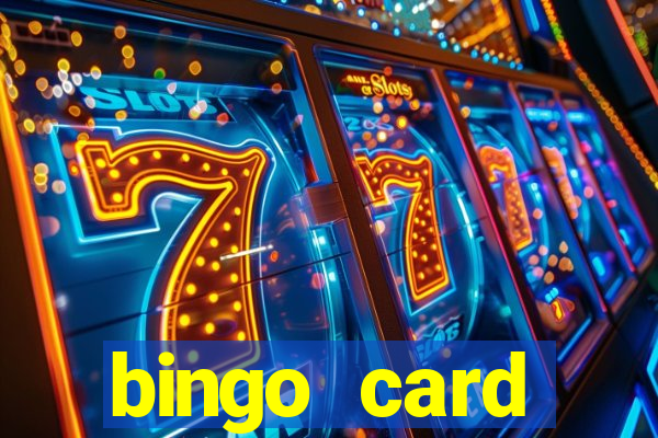 bingo card generator with pictures